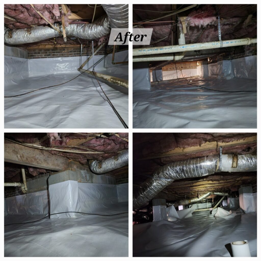 Crawl Team 6 crawlspace encapsulation -after